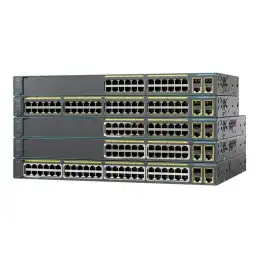 Cisco Catalyst 2960-Plus 48PST-L - Commutateur - Géré - 48 x 10 - 100 (PoE) + 2 x SFP Gigabit co... (WS-C2960+48PSTL-RF)_1